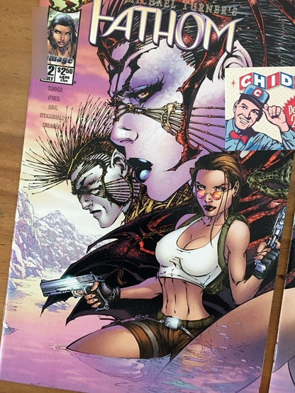 Comic Set - Fathom #12 Michael Turner Connecting Variants