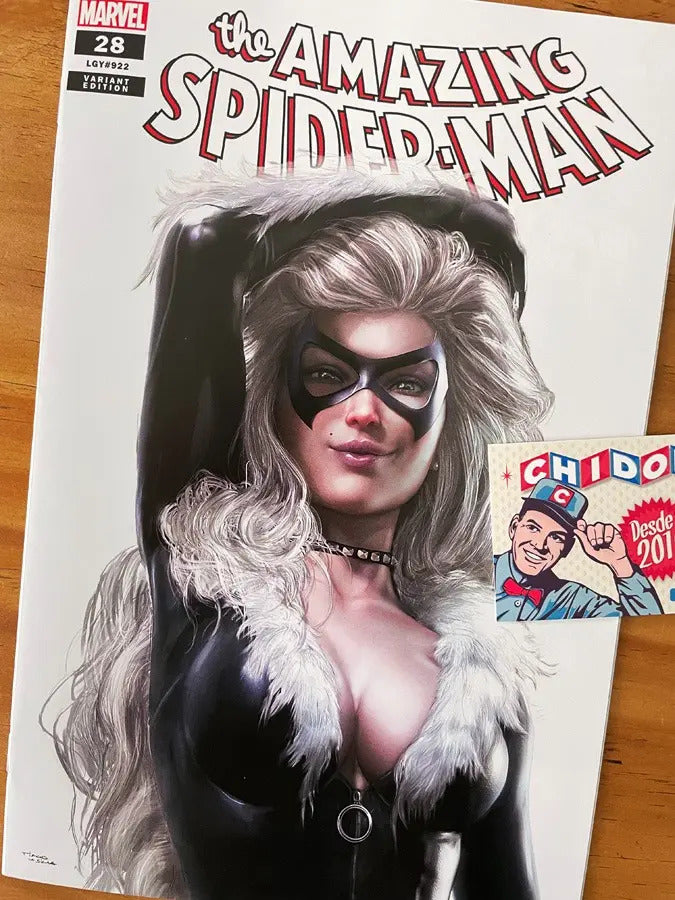 Comic - Amazing Spider-man #28 Tiago Da Silva Black Cat A