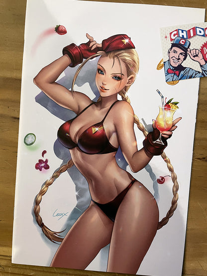 Comic - Street Fighter Masters Cammy #1 Leirix Red Sexy