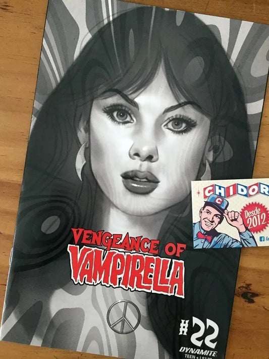 Comic - Vengeance Of Vampirella #22 Oliver B&w Variant