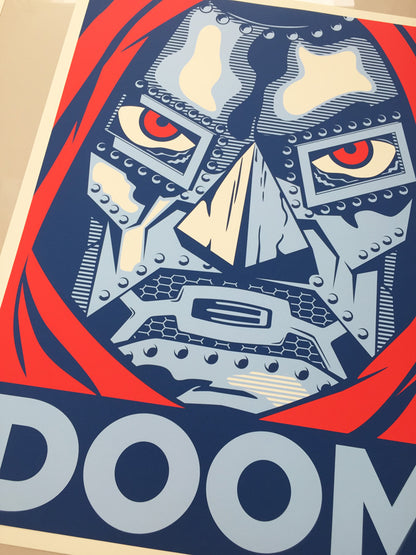 Cuadro De Autor - Litografía Print Dr Doom Marvel Firmada