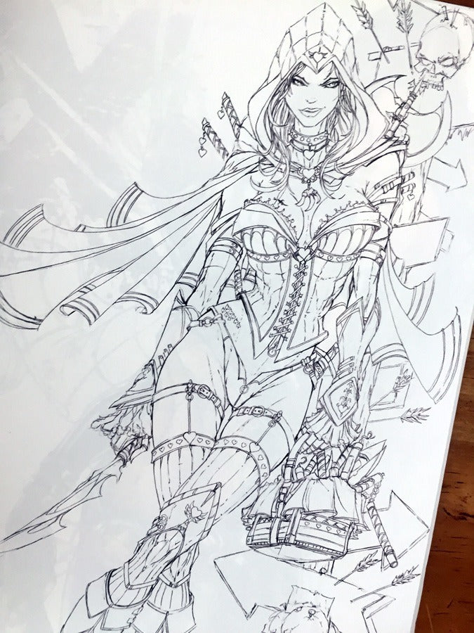 Libro - Sketchbook Volume 1 Jamie Tyndall Pasta Dura Firmado