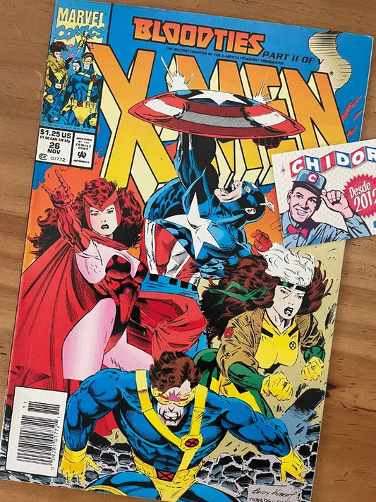 Comic - X-men #26 Andy Kubert Rogue Cyclops Captain America