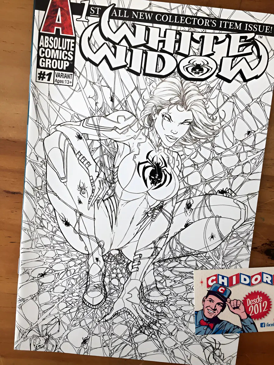 Comic - White Widow #1 Tyndall Torment Spider-man Sketch