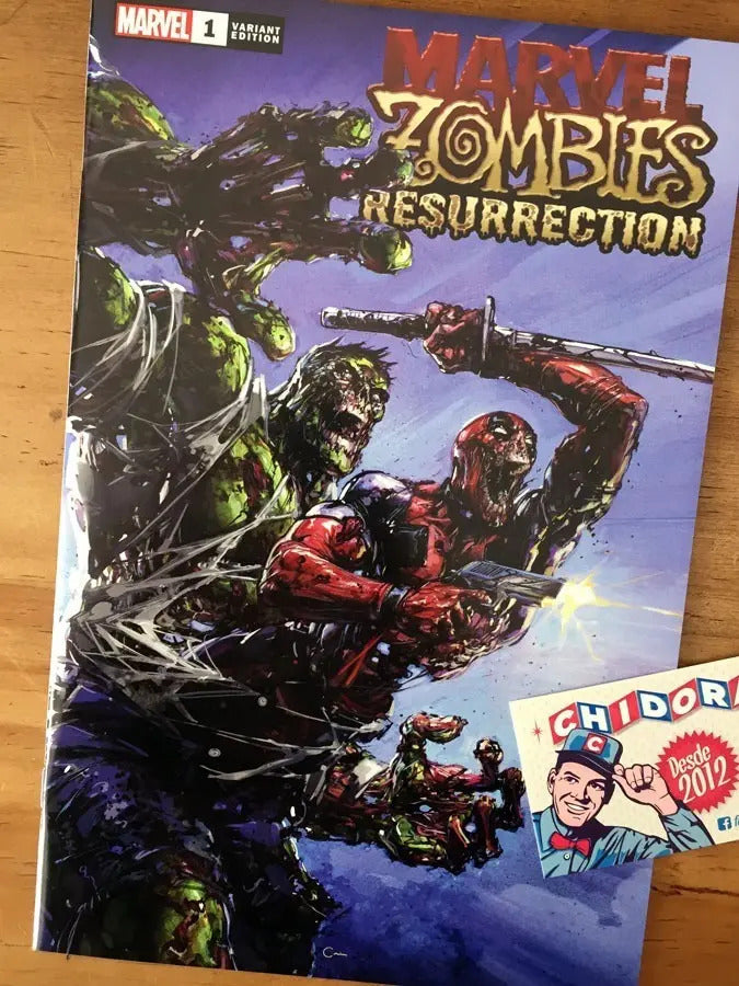 Comic - Marvel Zombies Resurrection #1 Clayton Crain Hulk