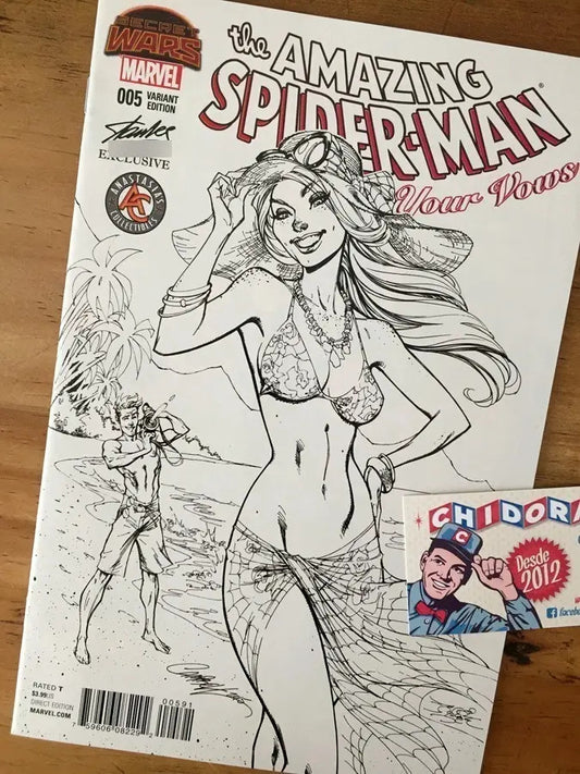 Comic - Amazing Spider-man Ryv #5 Campbell Sketch