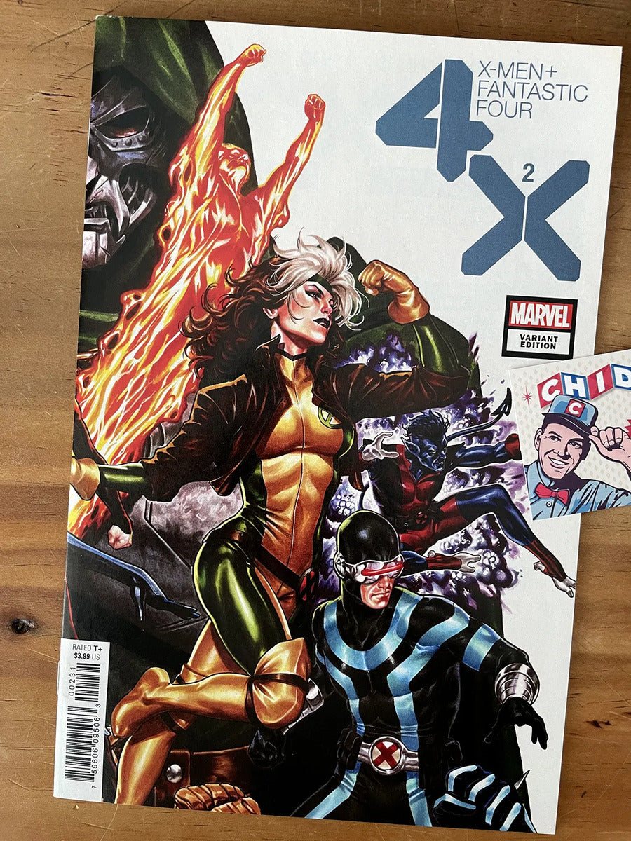 Comic - X-men Fantastic Four #2 Mark Brooks Rogue Doom