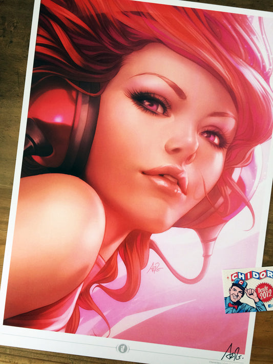 Print - Artgerm - Pepper Modelo G Sexy Firmada
