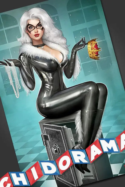 Comic - Amazing Spider-man #25 Szerdy Sexy Black Cat Virgin