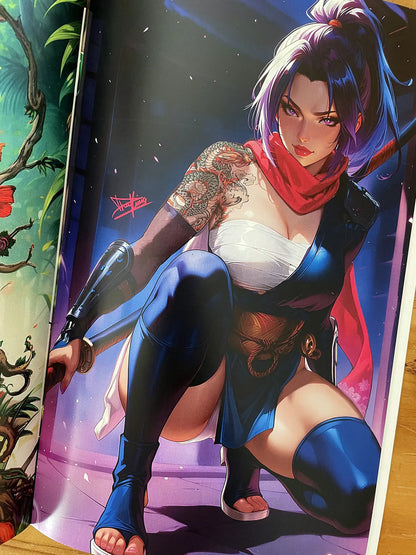 Sketchbook - Artist Alley Dhaxina Cammy Street Fighter Sexy