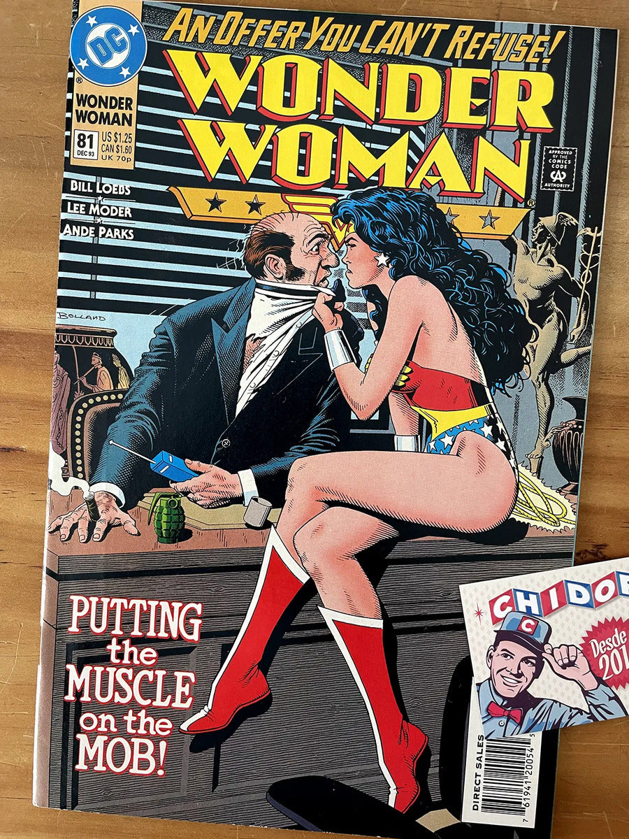 Comic - Wonder Woman #81 Brian Bolland