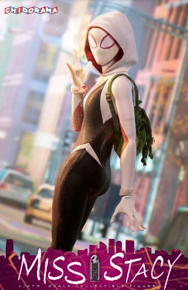 Figura - Spider-gwen Stacy Bullethead Bh005 Nueva Y Sellada