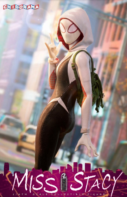 Figura - Spider-gwen Stacy Bullethead Bh005 Nueva Y Sellada
