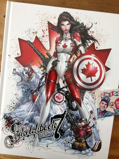 Libro - Sketchbook Volume 7 Jamie Tyndall Pasta Dura Firmado