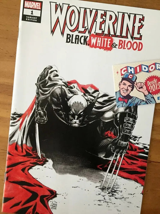 Comic - Wolverine Black White Blood #1 Philip Tan