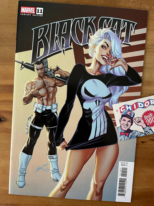 Comic - Black Cat #11 Scott Campbell Punisher Variant