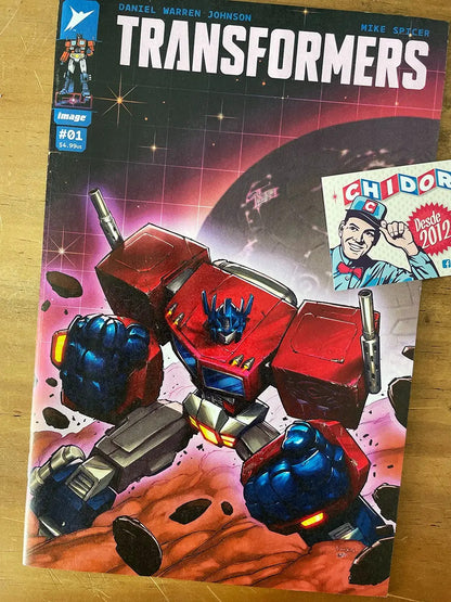 Comic - Transformers #1 Nycc 2023 Mike Bowden Optimus Prime