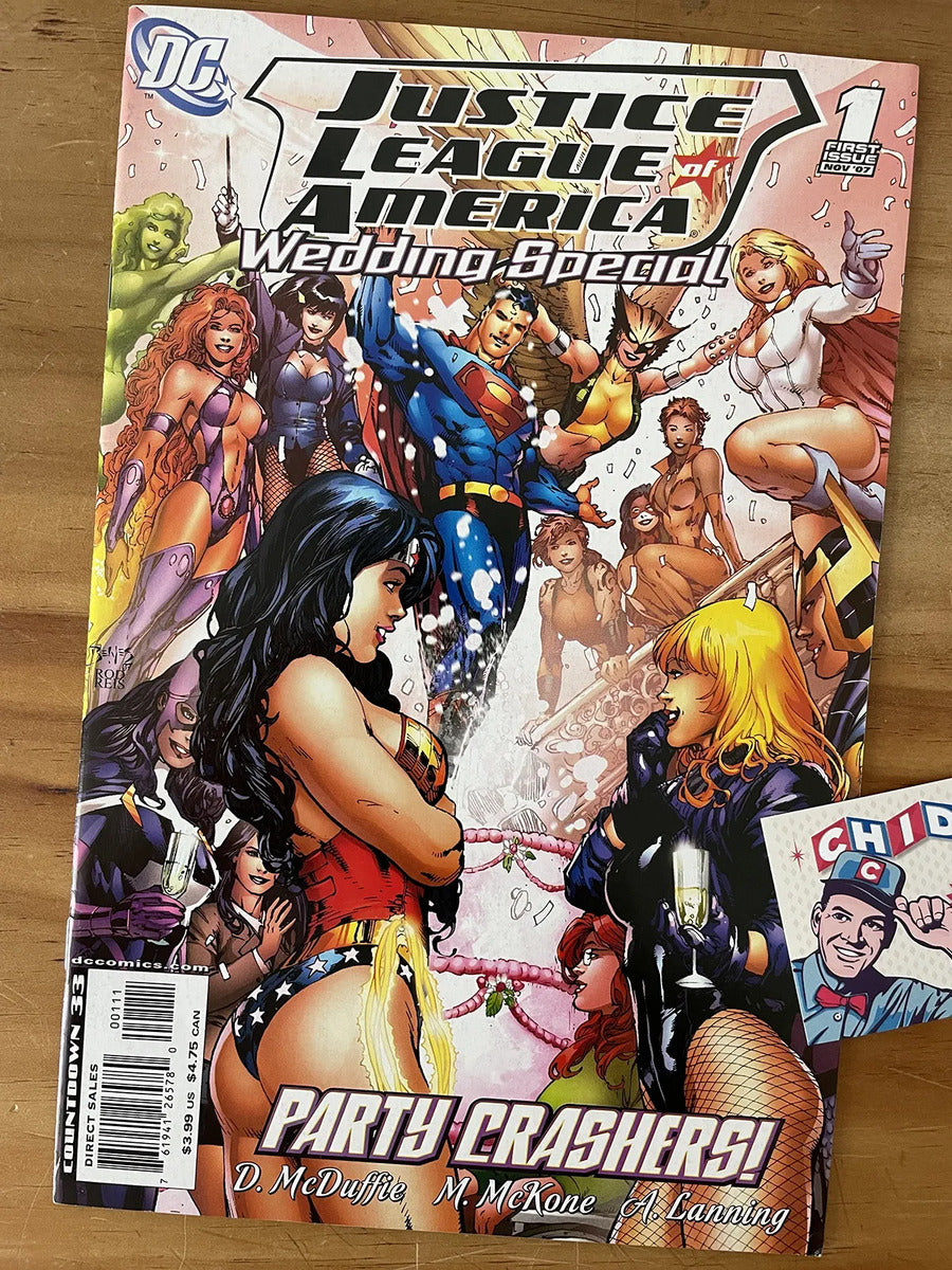 Comic - Justice League Of America Wedding Special Ed Benes