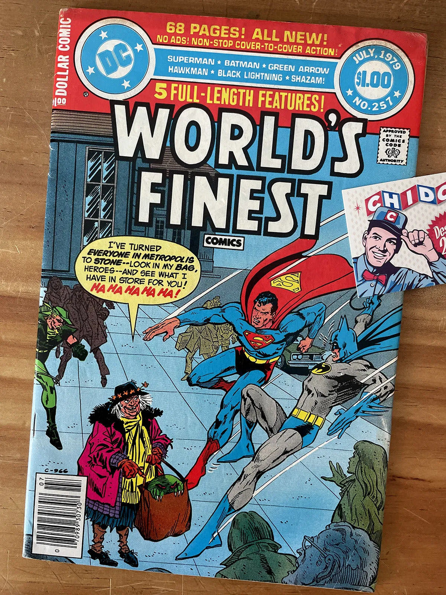 Comic - World's Finest #257 Superman Batman