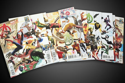 Comic Set - Avengers 50th Anniversary Acuna Spider-man Hulk