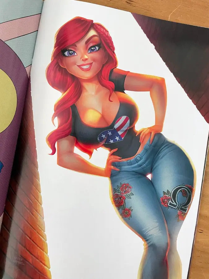 Comic - Patriotika Cosplaying Chan Princess Peach B Sexy