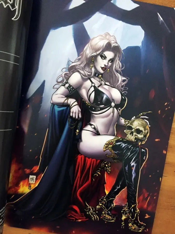 Comic - Lady Death Masters Mike Krome #1 Arte Pinups Fimado
