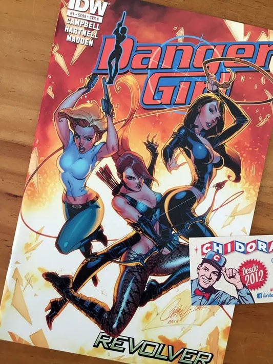 Comic - Danger Girl Revolver #1 Scott Campbell Variant