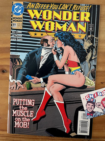 Comic - Wonder Woman #81 Brian Bolland