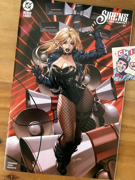 Comic - Sirens Love Hurts #1 Derrick Chew Black Canary