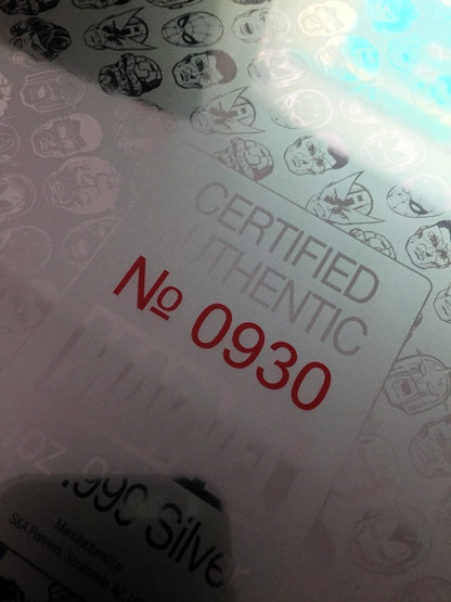 Comic - Amazing Fantasy #15 Silver Cover 1 Oz Plata Pura Cgc