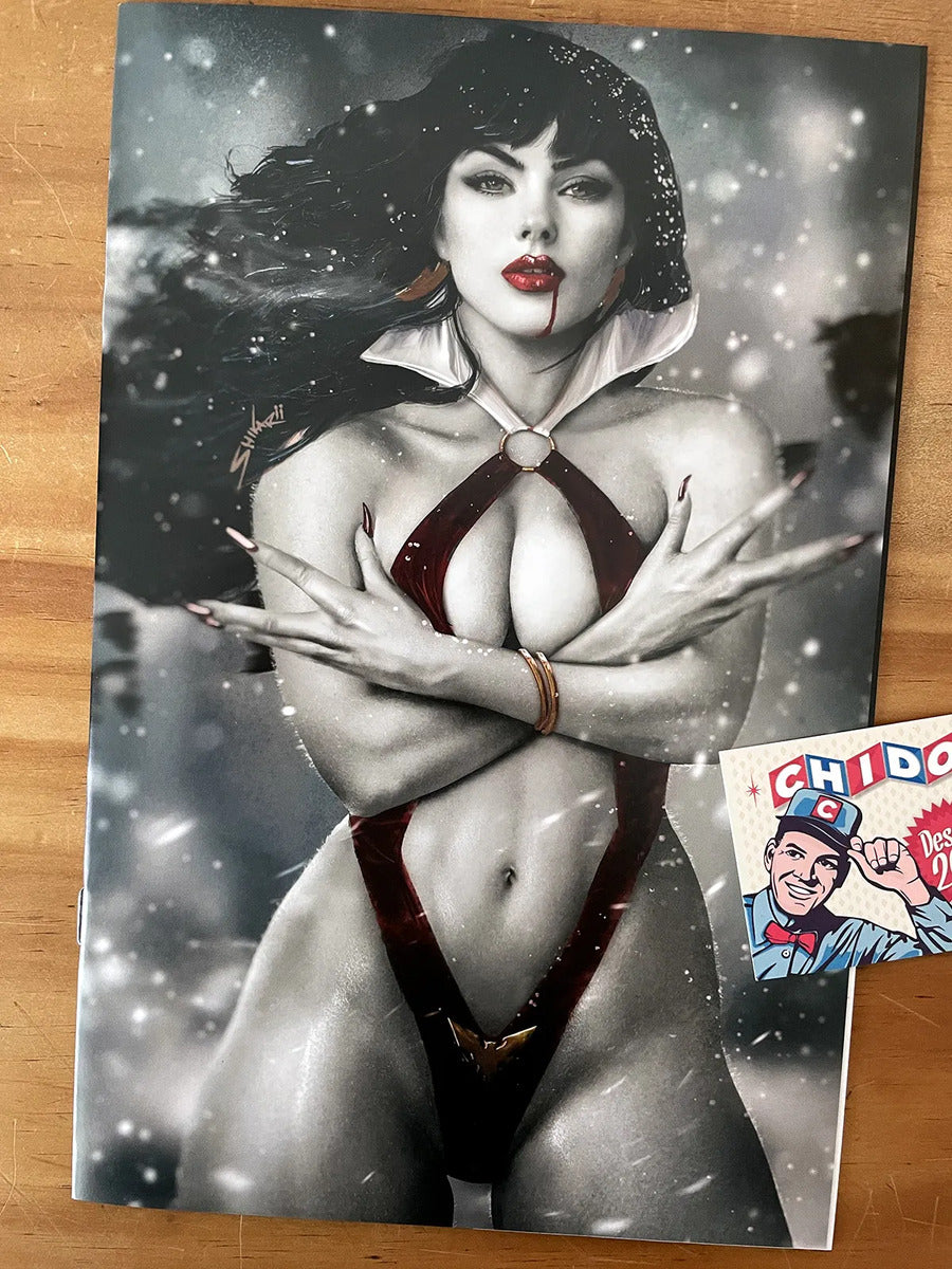 Comic - Vampirella #2 Shikarii Cover C Color Spot Virgin