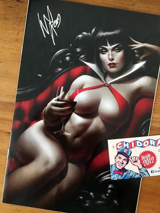 Comic - Vampirella #1 Warren Louw Firmada Con Coa
