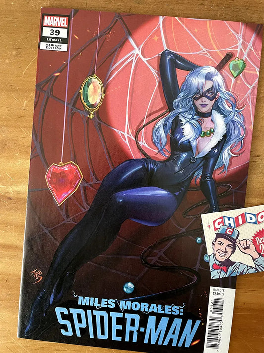 Comic - Miles Morales Spider-man #39 Fanyang Black Cat Cover