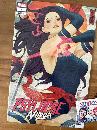 Comic - Psylocke Ninja #1 Artgerm Variant Sexy