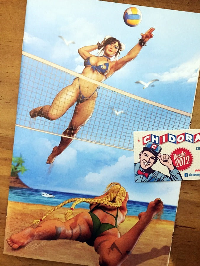 Comic - Street Fighter Cammy Chun Li Sexy Volleyball Gurjeet