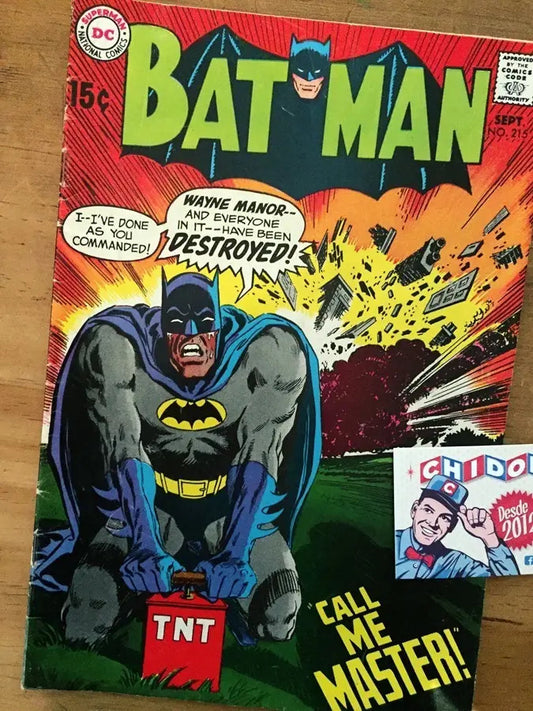 Comic - Batman #215 1era Impresión Inglés