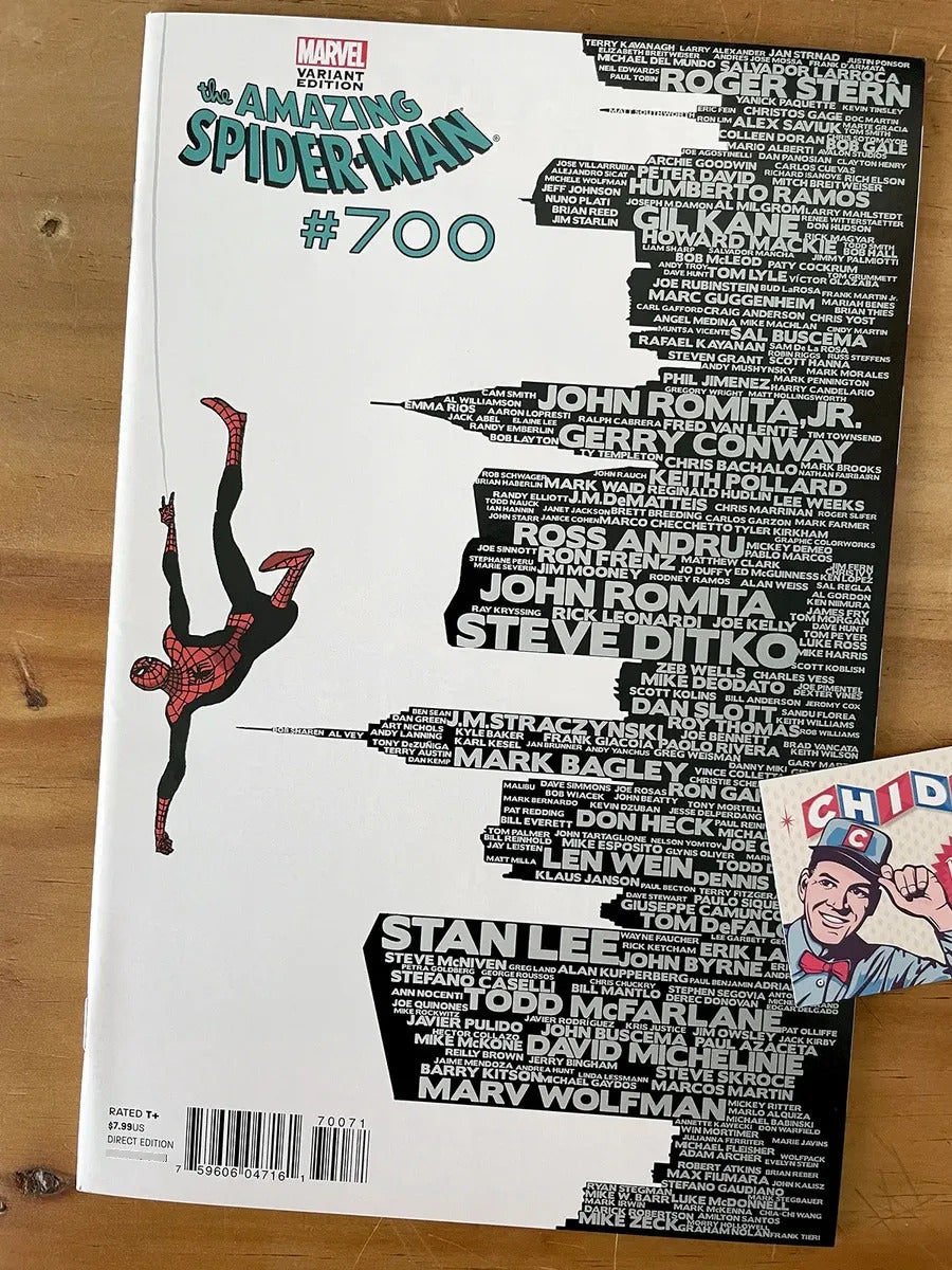 Comic - Amazing Spider-man #700 Nycc Skyline Marcos Martin
