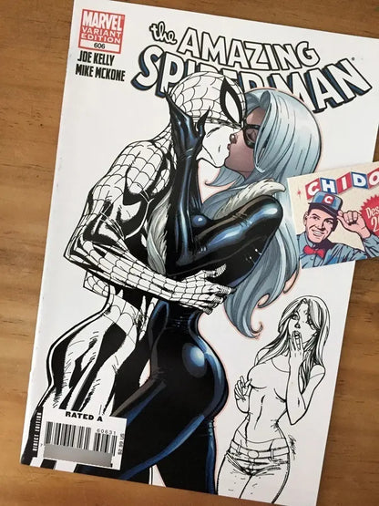 Comic - Amazing Spider-man #606 Scott Campbell Sketch Var