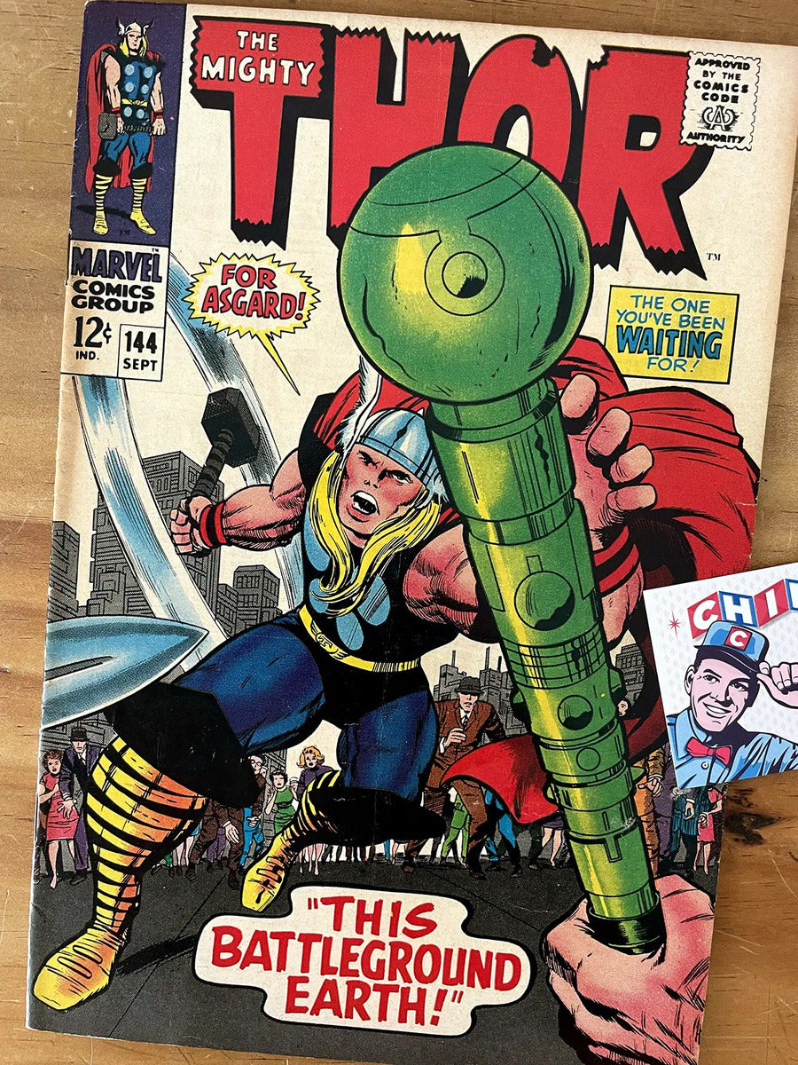 Comic - Mighty Thor #144 Jack Kirby Stan Lee 1967