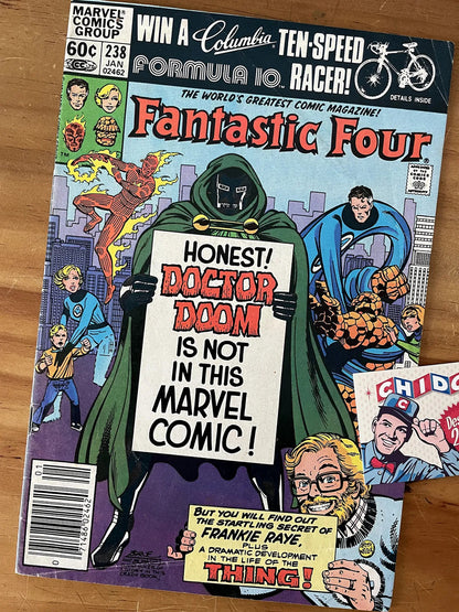 Comic - Fantastic Four #238 John Byrne Dr Doom 1st Karma