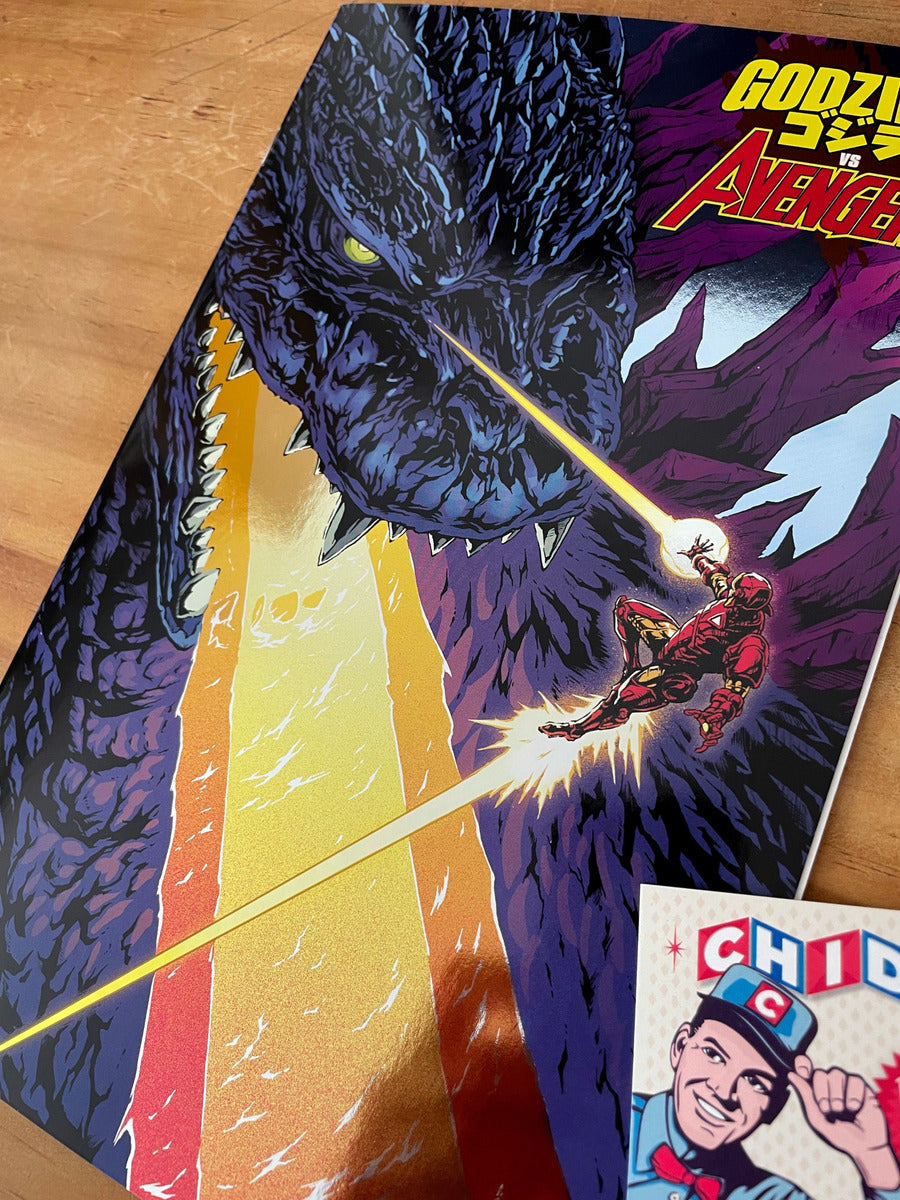 Comic - Godzilla Vs Avengers #1 Foil Variant