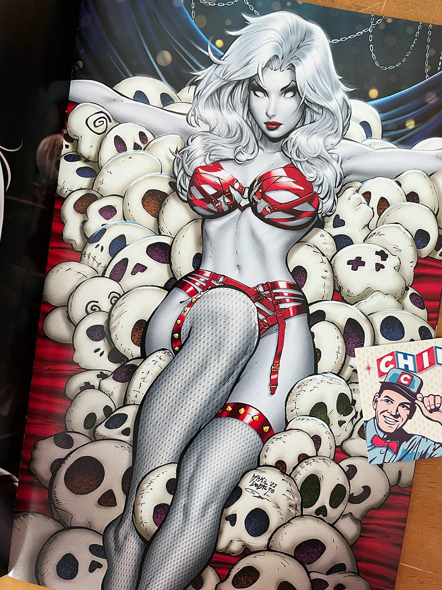 Comic - Lady Death In Lingerie #1 Matt Merhoff Sexy Coa