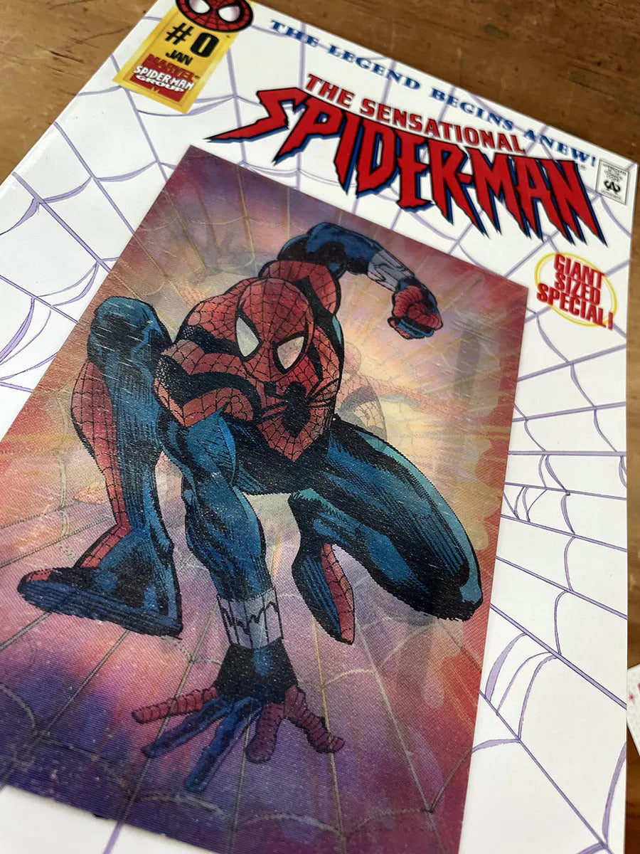Comic - Sensational Spider-man #0 Hologram Lenticular Cover