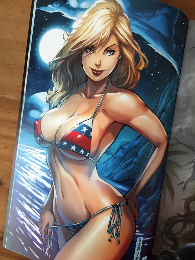 Comic - Patriotika Year Two Sexy Swimsuit Ale Borgobello