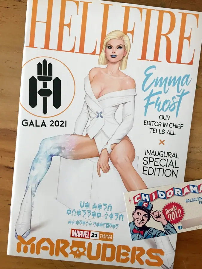 Comic - Marauders #21 Emma Frost White Queen David Nakayama