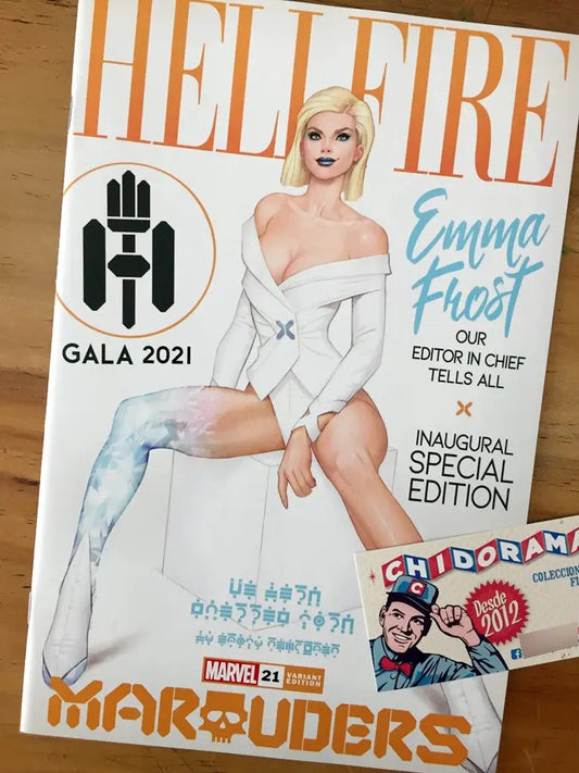 Comic - Marauders #21 Emma Frost White Queen David Nakayama