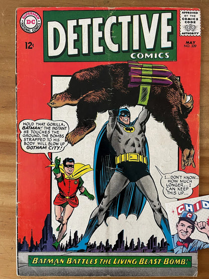 Comic - Detective Comics #339 Infantino Batman Robin 1965