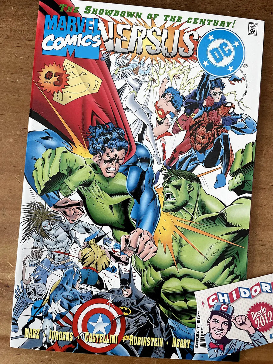Comic Set - Marvel Vs Dc Wolverine Superman Spider-man