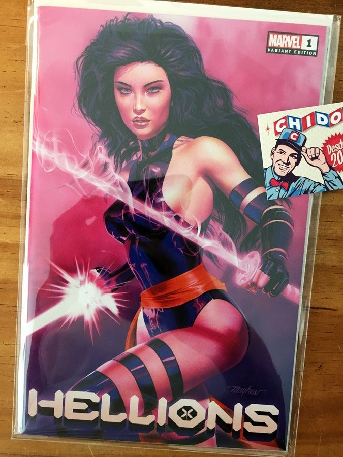 Comic - Hellions #1 Mayhew Psylocke Trade Dress Variant