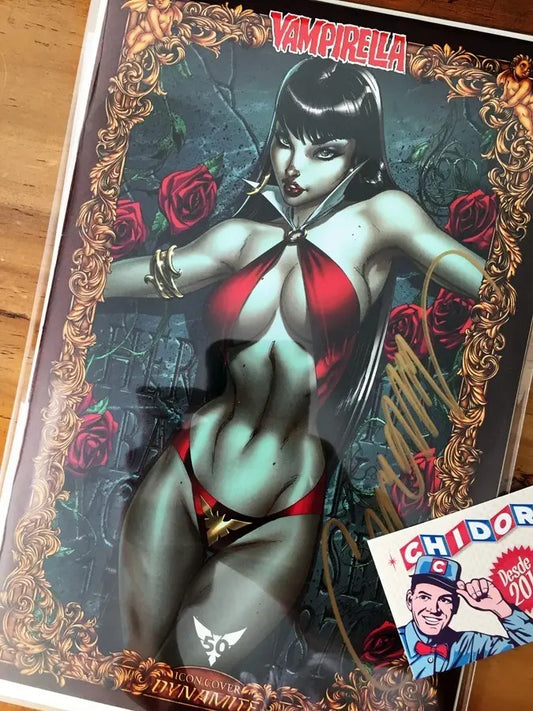 Comic - Vampirella #1 Firmada Coa Scott Campbell Variant